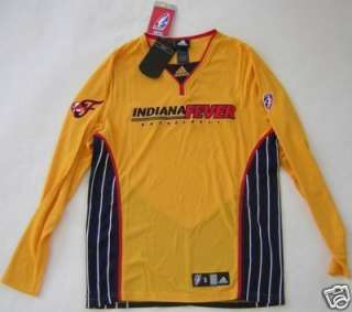 WNBA INDIANA FEVER YELLOW LADIES SHOOTING JERSEY LARGE  NEW  