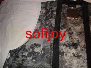   Tibetan waistcoat/vest/coat/top silver/gray/black silk rose print