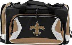 New Orleans Saints Gold Flyby Duffle Bag 