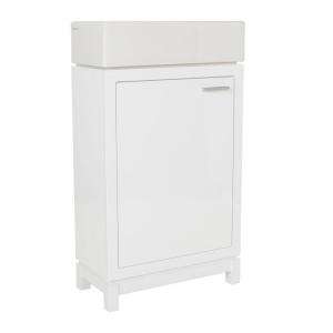 Foremost Kole 19 1/2 in. W x 9 3/4 in. D Vanity in White with Fireclay 