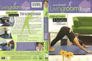 Eva Barash Livingroom Yoga Strengthen & Lengthen Find Energy DVD New 