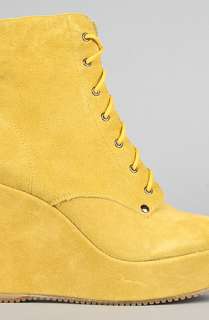 Ego and Greed The Driver Shoe in Mustard Suede  Karmaloop 