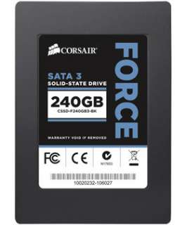 Corsair Force 3 240GB interne SSD Festplatte (6,3 cm (2,5 Zoll), SATA 