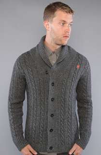 Star The CL East Shawl Cardigan in Granite Heather  Karmaloop 