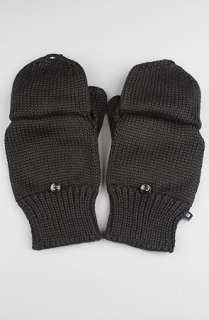 Makia The Flag Fishermans Mittens in Black  Karmaloop   Global 