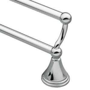 MOEN Preston 24 in. Double Towel Bar in Chrome DN8422CH at The Home 