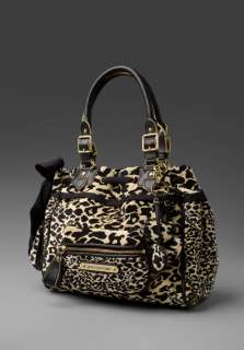 JUICY COUTURE Leopard Velour Day Dreamer Bag in Black Multi at Revolve 