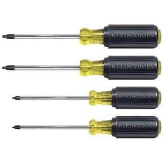 Klein Tools 4 Piece Square Recess Screwdriver Set 85664 at The Home 