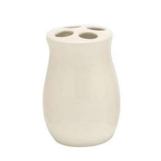 Innova Waterford Ceramic Toothbrush Holder in White CT WATTH 01 at The 