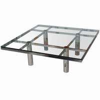 45 Tobia Scarpa Andre Low Square Coffee Table  