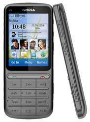 Nokia C3 01 Touch and Type Handy (6,1 cm (2,4 Zoll) Touchscreen, 5 