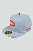 Peoples Republic of Clothing The P Hat in Red and Grey