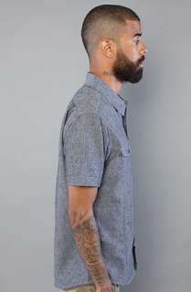 Dorsia The Wade SS Buttondown Shirt in Navy Chambray  Karmaloop 