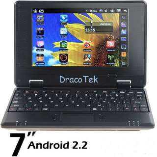 android 2.2 mini netbook laptop VIA 8650 WIFI (black,white,red 