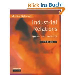 Industrial Relations Theory and Practice  Michael Salamon 