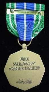 US Army Achievement Medal on full size Pin Back Ribbon  