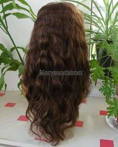 Lace Front 100% Indian Remy Human Hair Wig 18 Wavy  
