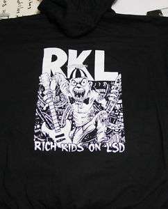 RKL rich kids on lsd punk sweatshirt ZIP up hoodie nofx  