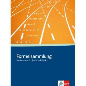 Formelsammlung für Realschulen  Hans Jerg Dorn, Hans 