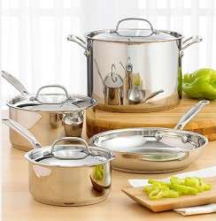 Cuisinart Chefs Classic Stainless 7 pc. Cookware Set 086279002358 