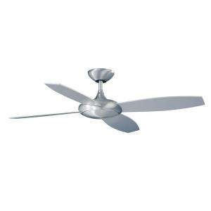 Designers Choice Collection Orbit 52 in. Brushed Aluminum Ceiling Fan 