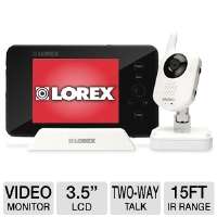 Lorex LW2401 Portable Wireless Baby Monitor   3.5 LCD Color Monitor 