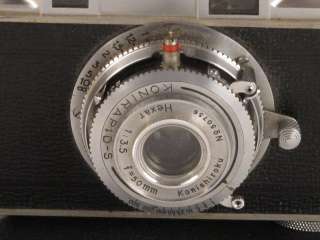   Konica Konirapid S Rangefinder Camera w/ Konishiroku 50mm Lens  