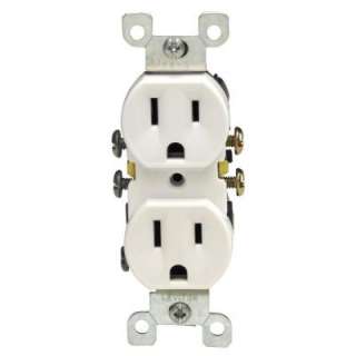 Leviton 15 Amp White Duplex Outlet (10 Pack) M24 05320 WMP at The Home 