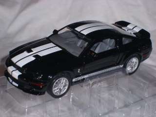 FORD MUSTANG SHELBY GT500 GT 500 SCHWARZ 1/24 YATMING MODELLAUTO 