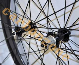 36+56mm 700C full Carbon Road&TT bike Tubular Wheels/Wheelsets  
