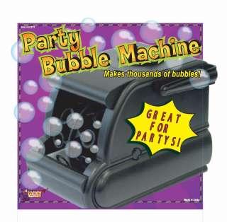 bubble machine only brand new includes a c adapter also can take 8 aa 