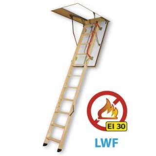 Fakro 30 in. x 54 in. x 10 ft. x 1in. Fire Rated Wood Attic Ladder 300 