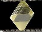 46ct Gorgeous Rare Fancy Greenish 100% Natural Octahedron Rough 