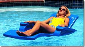 New Unsinkable Foam Swimming Pool Chaise Lounge Float  