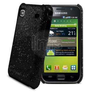 London Magic Store   Black Sparkle Glitter Hard Case Cover For Samsung 