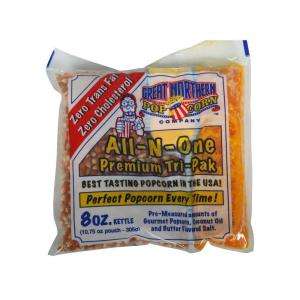Great Northern 8 oz. All In One Popcorn Packs 4110 
