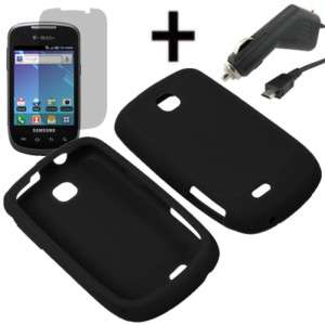 Silicone Skin Case LCD Charger For TMobile Samsung Dart  