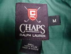 CHAPS Ralph Lauren Lightweight Golf Jacket (Mens Md)  