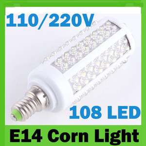   E14 Corn Light Bulb Lighting 110V/220V Lamp Energy Saving Cold White