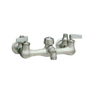 KOHLER Knoxford 8 in. 2 Handle Low Arc Service Sink Faucet with Loose 