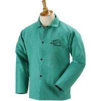 Revco 9 oz. FR Cotton Coat   30 Green Welding Coat Size XL