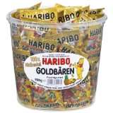 Haribo Goldbären 100 Minibeutel, 1er Pack (1 x 980 g Dose)