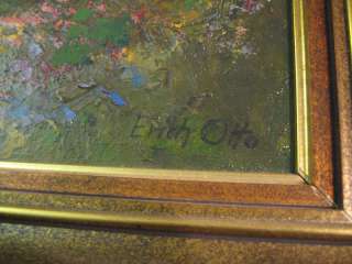 Original Ölgemälde Erich Otto ca. 60 x 50 cm TOP  