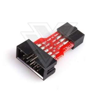 10 an 6 Pins Adapter konvertor f. ATMEL ISP Programmier  