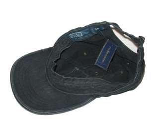 POLO RALPH LAUREN MENS BLUE BLACK BALL CAP HAT one size  