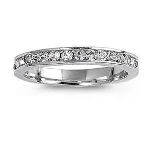   Eternity Ring 3MM   CLEAR CZ   Sizes 2,3,4,5,6,7,8,9,10,11,12,13