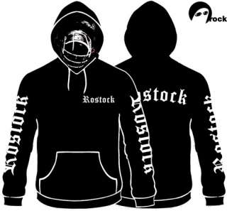 ROSTOCK *HC* OLD * HOODIE * ÄRMELDRUCK *S M L XL XXL  