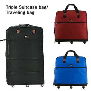 Traveling Bag Luggage Big Trunk NWT Blue (bt06)  
