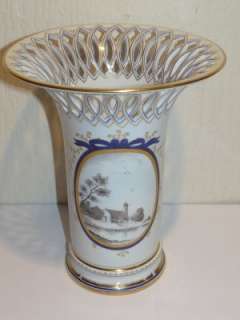 Große Vase, Nymphenburg , Bayrisches Königsservice. Unbeschädigter 