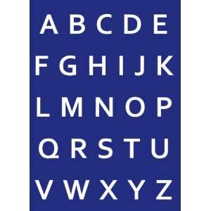 RAYHER   Schablone Alphabet Großbuchstaben, DIN A4, 1 Schablone 